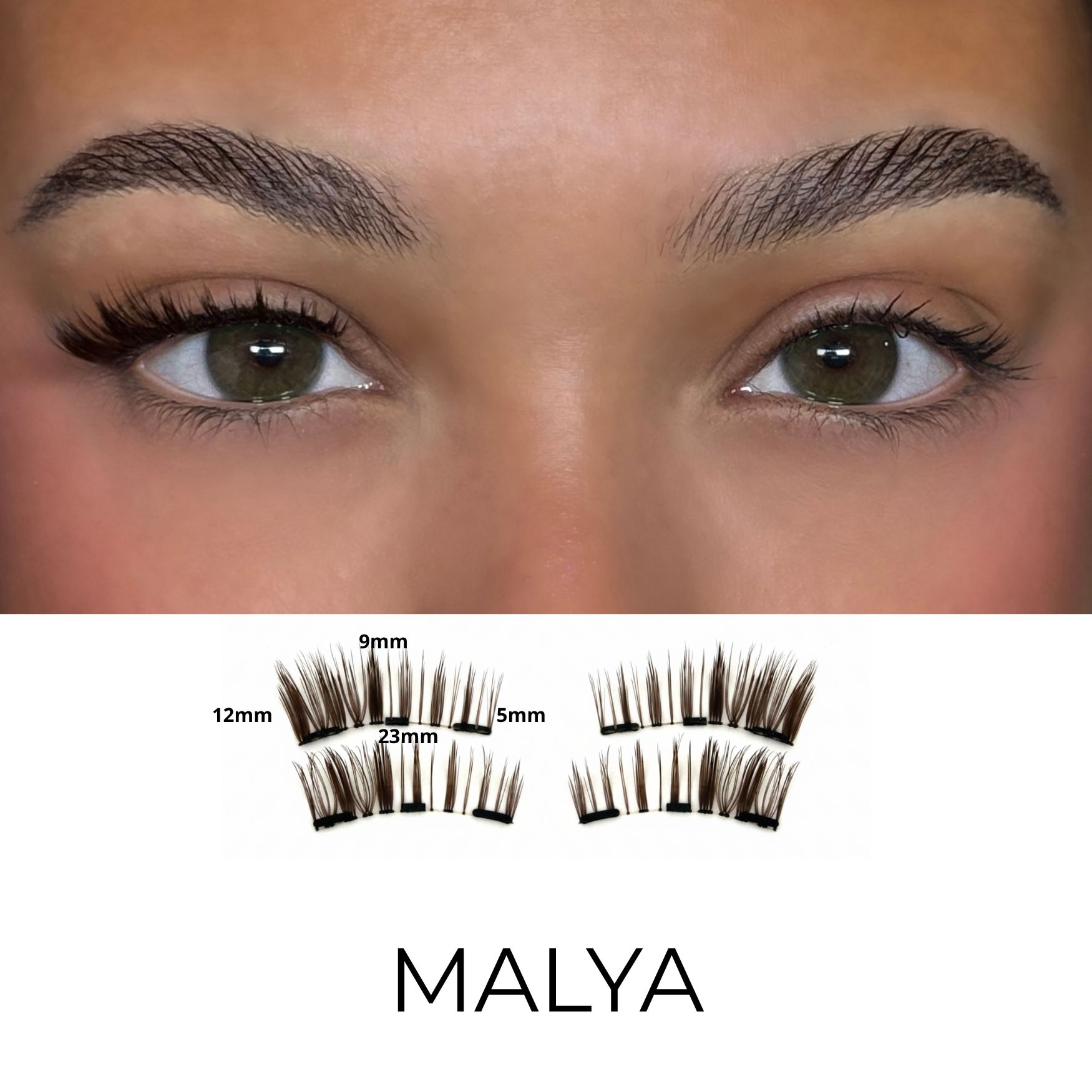 Cils Magnétiques Malya - Brown Eyes
